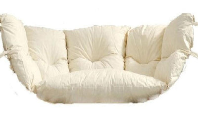 Globo double white cushion covers
