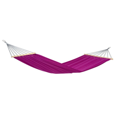 Brazilian double hammock with wooden spreader bar