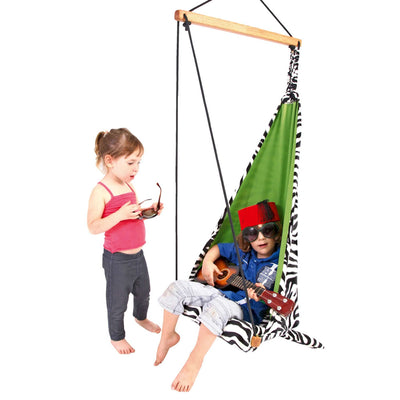 Mini zebra children hanging chair