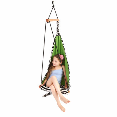 Mini zebra children hanging chair