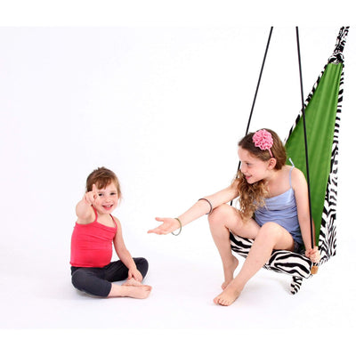 Mini zebra children hanging chair
