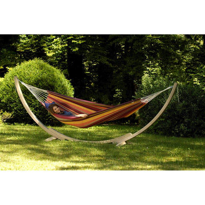 Amazonas Apollo Stand - arc-shaped stand in climate-smart Spruce, for one or two people.