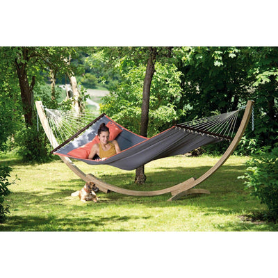 Amazonas Apollo Stand - arc-shaped stand in climate-smart Spruce, for one or two people.