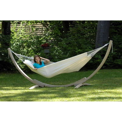 Amazonas Apollo Stand - arc-shaped stand in climate-smart Spruce, for one or two people.