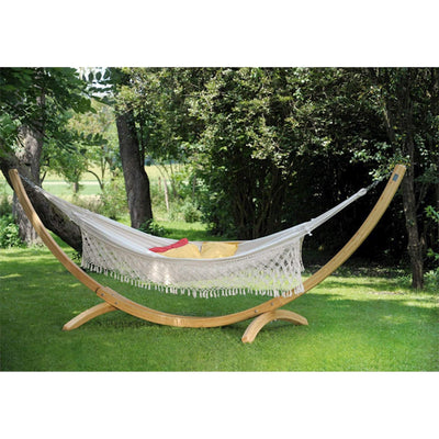 Amazonas Arcus Stand - climate-smart Larch wood stand for the whole family
