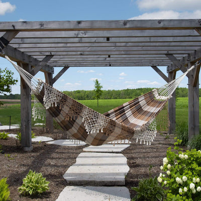 Authentic Brazilian Tropical double hammock