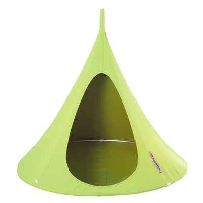 Vivere Hammock Chair Leaf green White Cacoon Double Hanging Chair