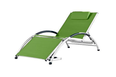 Sun lounger green