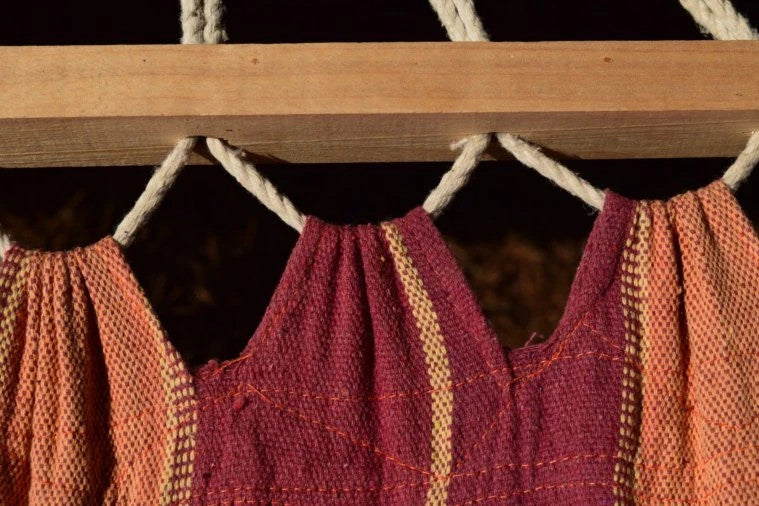 Handmade Brazilian cotton hammock fabric