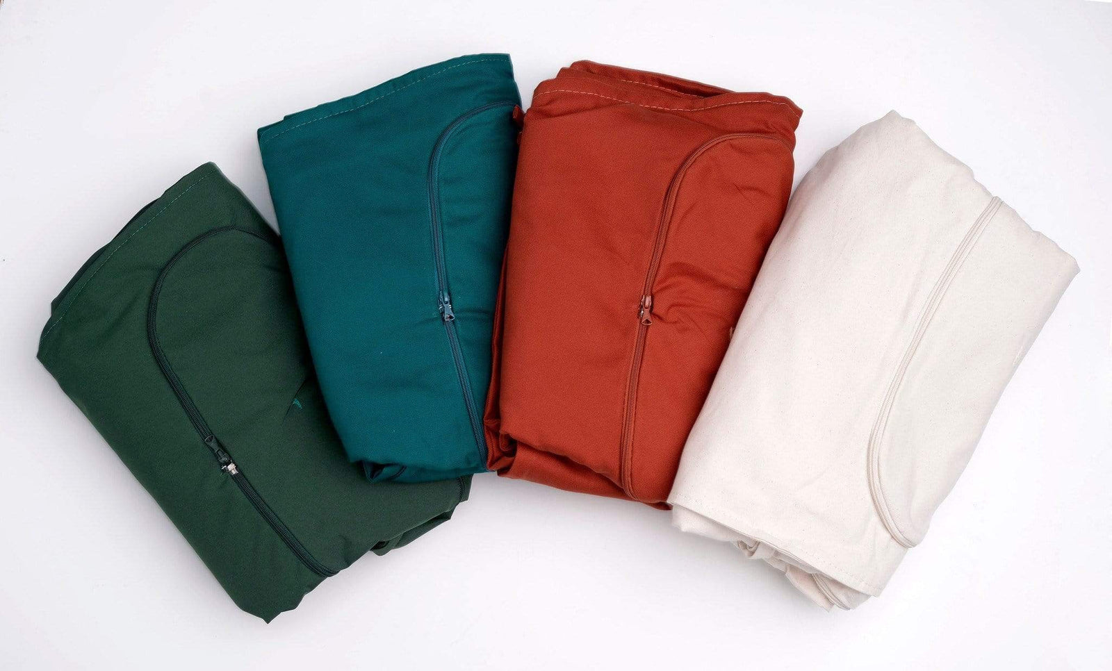 Globo double cushion covers in four colours