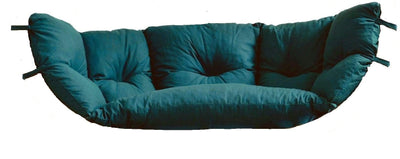 Globo double green cushion covers