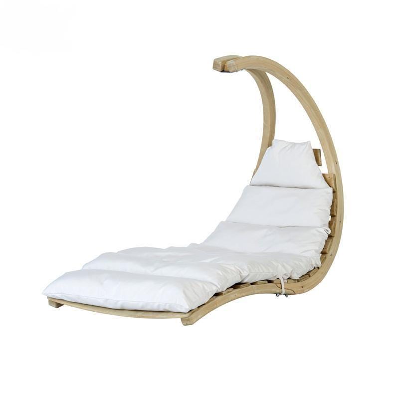 Wooden swing lounger