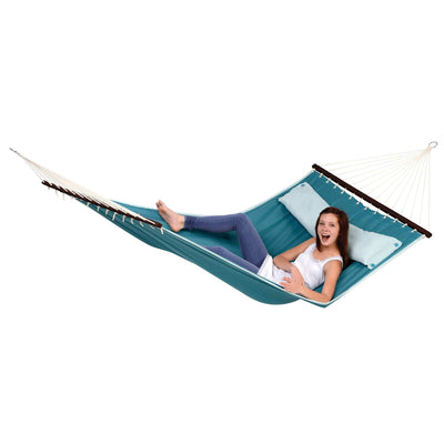 Quilted hammock with cushion