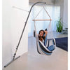 Hammock chair with space saving metal stand