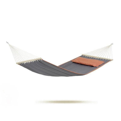 Spreader bar hammock with cushion