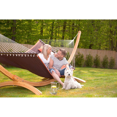 Amazonas Arcus Stand - climate-smart Larch wood stand for the whole family