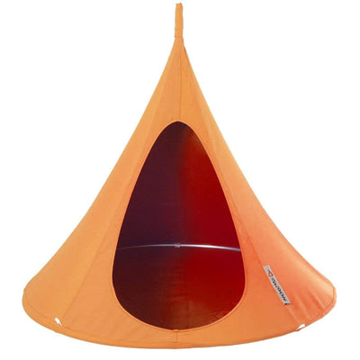 Vivere Hammock Chair Orange mango White Cacoon Double Hanging Chair