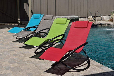 Colourful loungers