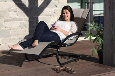 Vivere Outdoor Wave Lounger