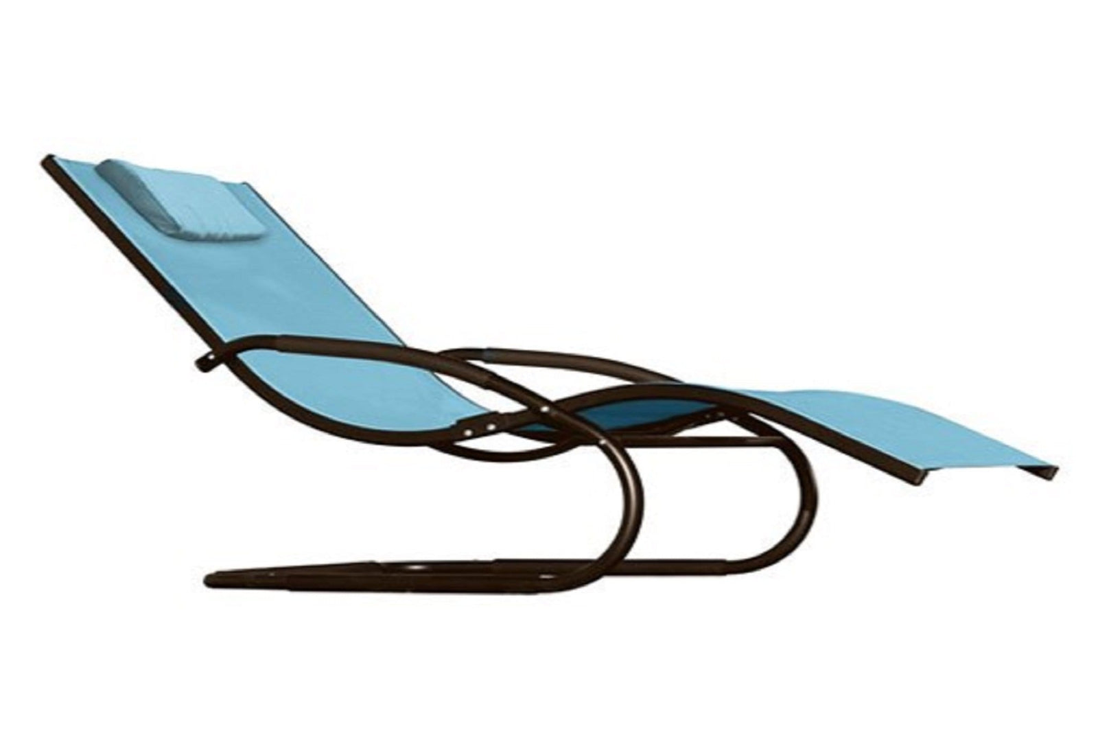 Vivere Outdoor Ocean Blue Wave Lounger
