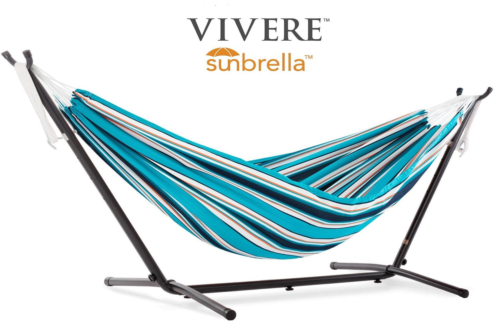 Vivere Sets Sunbrella® Set Hammock with Metal Stand