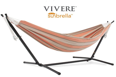 Vivere Sets Sunbrella® Set Hammock with Metal Stand