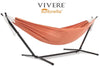 Vivere Sets Coral Sunbrella® Set Hammock with Metal Stand