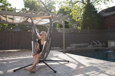 Metal stand for hanging chair